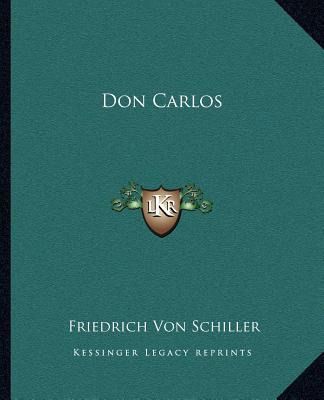 Libro Don Carlos - Schiller, Friedrich