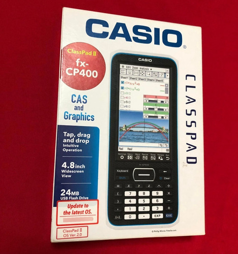 Calculadora Gráfica 3d Casio Classpad Ii Fx-cp400 En Caja