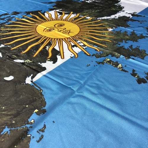 Bandera Malvinas Hoy Y Siempre Argentinas 90x150cm - Reforza