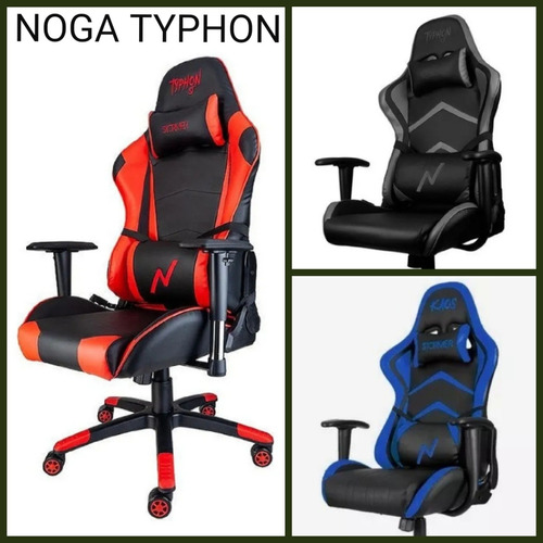 Silla Gamer Noga Thypon Kt Negra Y Rojo