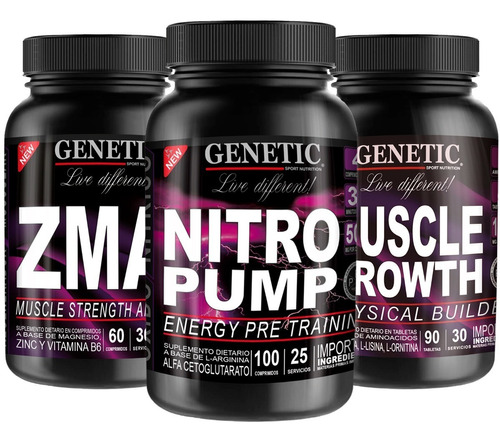 N1 Zma Pro Hormonal Eleva Testo Crecimiento Muscular Genetic