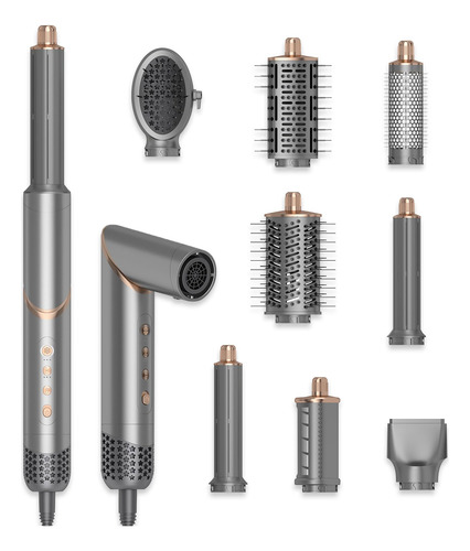 Set De Cepillos Para Secador De Pelo Dryship, 8 En 1, Iónico