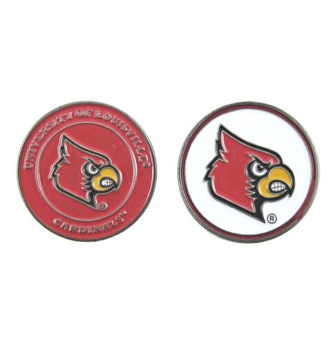 Louisville Cardinals Ncaa Doble Cara Marcador Pelota Golf