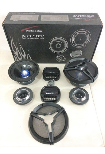 . Set De Medios Audiobahn Abc6500y 6,5 2 Vias 900 Watts Max