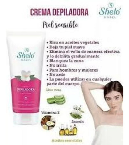 Desodorante Intimo + Crema Depiladora, Shelo Nabel