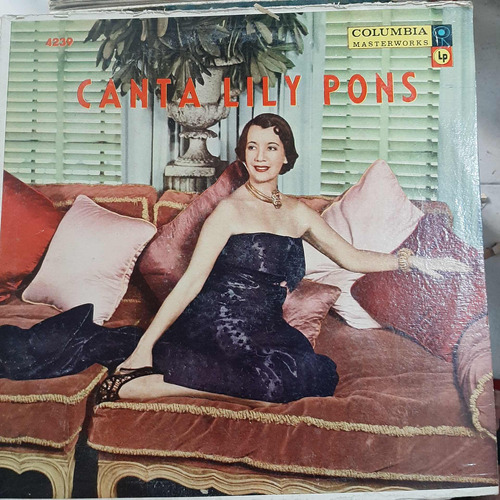 Vinilo Lily Pons Canta Lily Pons Recital De Opera Cl2