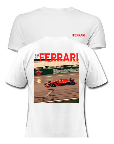 Playera T-shirt Ferrari Autos Formula Uno Meta