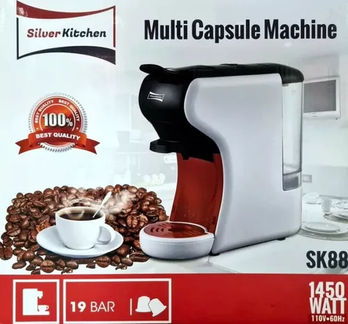 CAFETERA EXPRESO MULTI CÁPSULA 3 EN 1 0.6L