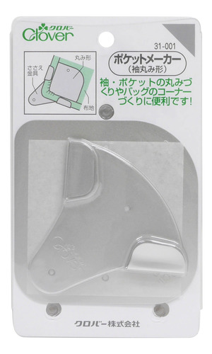 Fabricante Bolsillo Trebol Forma Redondeada Manga Japon