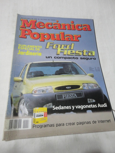 Revista Mecánica Popular Julio 1998 Ford Fiesta