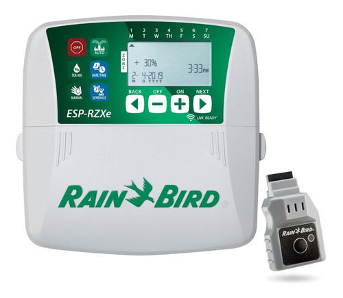 Imagem 1 de 9 de Controlador Irrigação Rzx-e 4 Est. Indoor Rain Bird Com Wifi