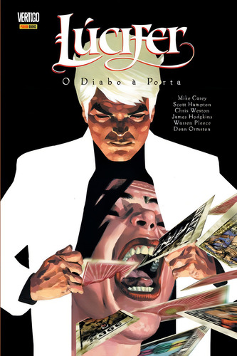 Sandman Apresenta Vol. 04 Lúcifer - O Diabo à Porta de Mike Carey Editorial Panini Brasil LTDA tapa dura en português 2014