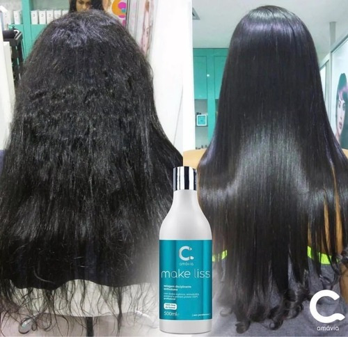 Make Liss Amavia Selagem Cosmético Cabelo Liso Alisamento