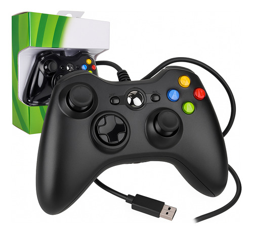 Controle Para Xbox 360 Tv/pc/android Joystick Com Fio
