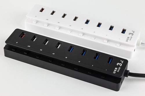 Core Device 8-port Usb 3.0 Hub Negro (4 X 3,0 + 3 X 2,0 + 1