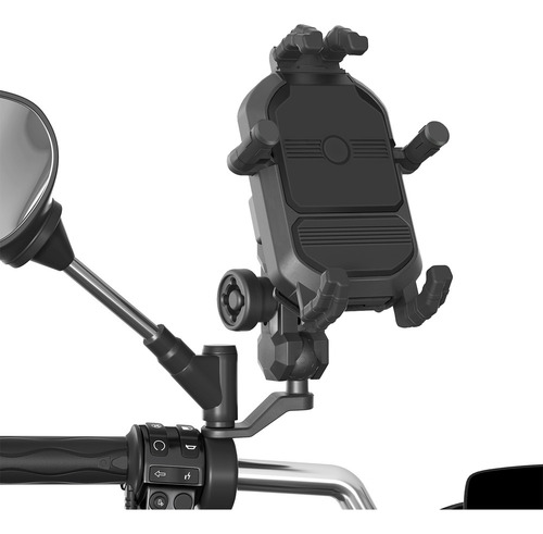 Soporte For Teléfono For Motocicleta, Espejo Retrovisor, 3