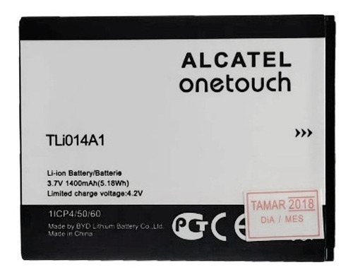 Bateria Pila Alcatel C3 Ot4010 Ot4033x Ot5020 Ot910 Tli014a1