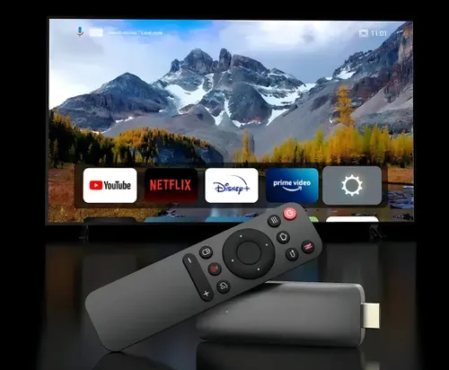 TV Stick Smart TVR3 Full HD 4GB Wifi 4k Android
