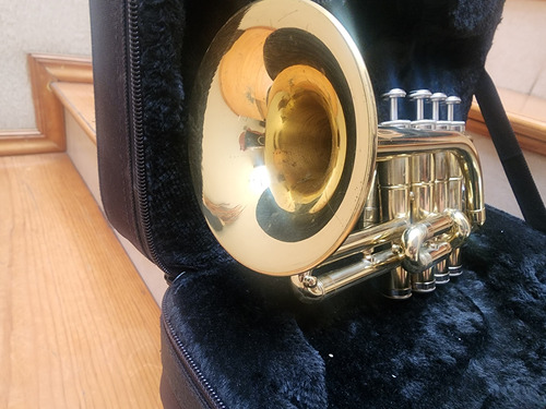 Trompeta Piccolo Silvertone Dorado (Usado)