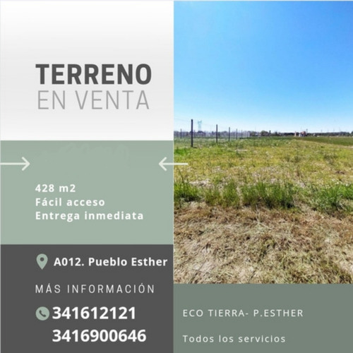 Escucho Ofertas - Lote Eco Tierra Pueblo Esther 428 Mts