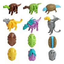 Comprar 3 Huevo De Dinosaurio Jurassic Robot Convertible Juguete
