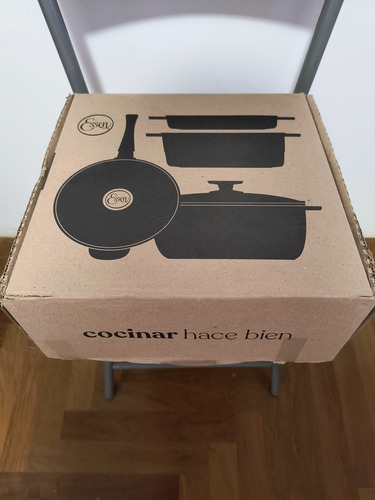 Cacerola Essen 6.1l 28cm Modelo Contemporáneo Capri Verde