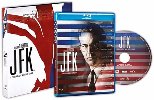 Blu-ray Jfk Com Kevin Costner Original Novo Lacrado - Raro