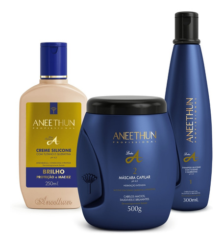 Kit De Hidratação Imediata Aneethun Linha A Com 3 Produtos