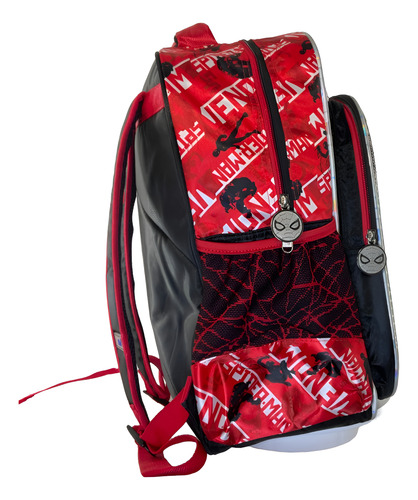 Kits De Mochilas Ruz Primaria Spiderman Mochila Gris Hombre Araña
