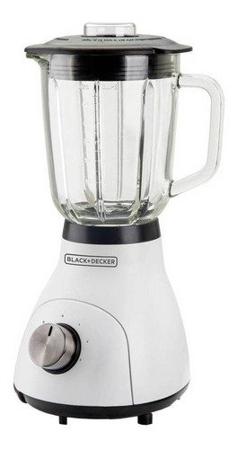 Imagen 2 de 2 de Licuadora Black+Decker BL1003-AR 1.5 L blanca con jarra de vidrio 220V - 240V