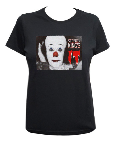 Playera Personalizada Halloween Eso Terror Edit Mujer