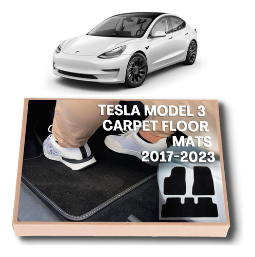 Alfombrillas Tesla Model 3 De Alta Calidad, Ajuste Personali