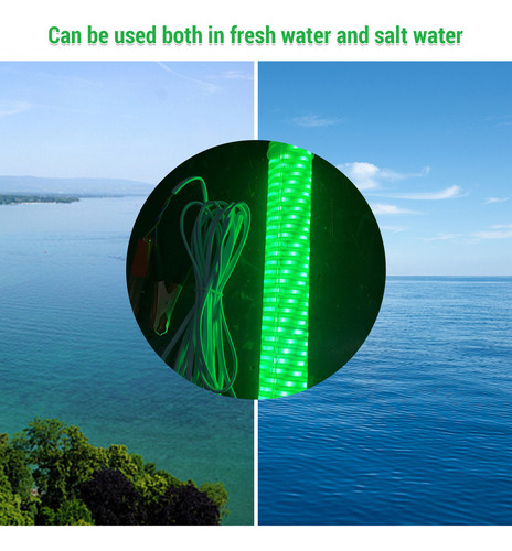 Luz De Pesca Sumergible Led De 12 V, Buscador De Peces Subac