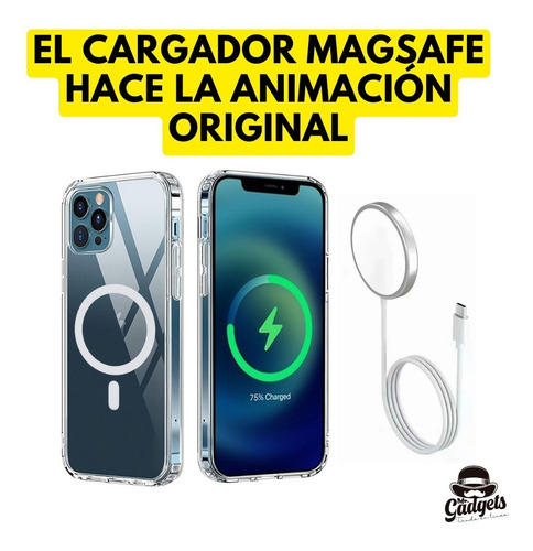 Imagen 3 de 8 de Kit Funda + Accesorios Cable, Cubo, Mica Para iPhone Magsafe