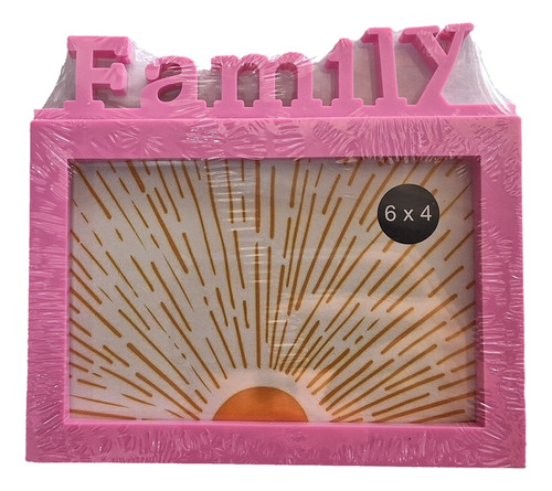 Portaretrato 6x4 Family, Color Rosa Momentos Inolvidables 
