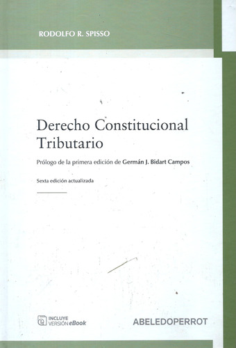 Derecho  Constitucional Tributario - Spisso Dyf