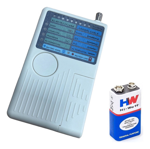 Teste De Cabos Utp Rj45 Coaxial Usb Rj11 Ct200 Linha Pro