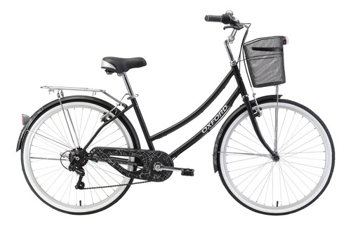 Bicicleta Oxford Urbana Cyclotour Aro 26 Color Negro Tamaño Del Cuadro M