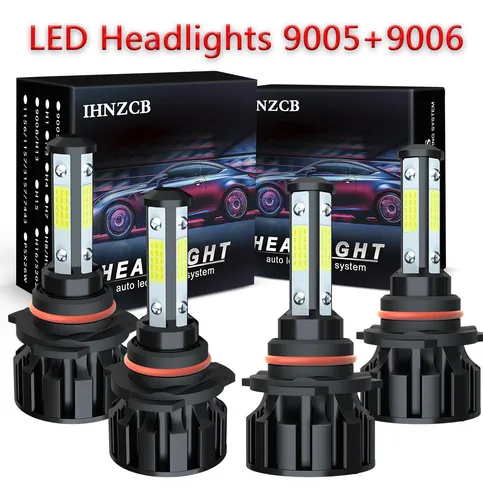 comprar 9005 9006 Kit De Focos Led De 4 Lados 8000lm Para Chevrolet