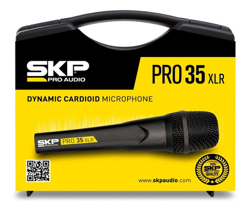 Imagem 2 de 7 de Microfone Vocal Profissional Cápsula Alemã Skp Pro35 Xlr