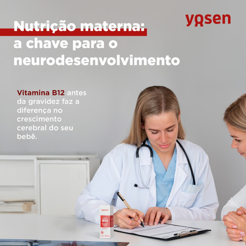 Metilcobalamina B12 Yosen Concentrada Líquida Em Gotas 30ml