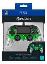 Comprar Mando Ps4 Nacon Controller Wired Illuminated Compact Green