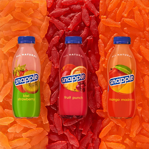 Caramelos Suaves Swedish Fish Frutas Snapple 102g