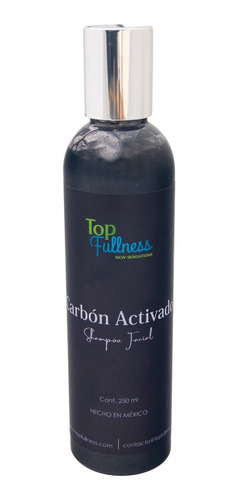 Shampoo Facial Carbón Activado Top Fullness Exfoliante 250ml