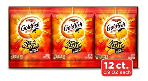 Goldfish Galletas Flavor Blasted Crackers 12ct 255gr