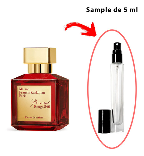 5 Ml De Baccarat Rouge 540 Por Maison Francis Kurkdjian