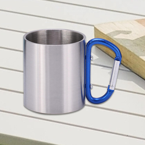 Taza De Senderismo, Taza De Acampada De 220ml Con Mango De