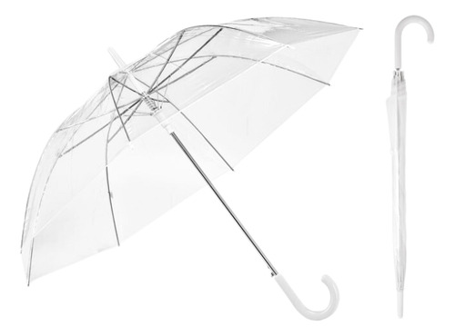 Guarda Chuva Automático Grande Transparente Resistente