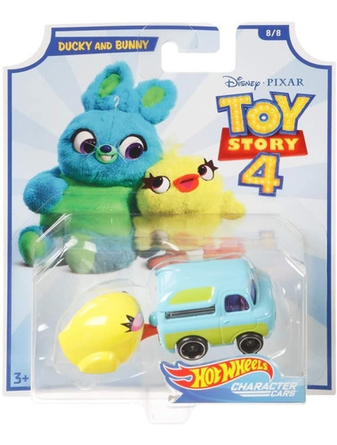 Hot Wheels Disney Toy Story 4 Ducky And Bunny  Miden 9 Cm