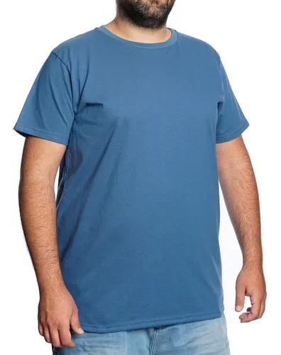 comprar Remera Unisex Talle Especial Algodon 100% Cuello Redondo